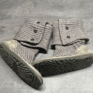 UGG Cardy Knit Grey Boots